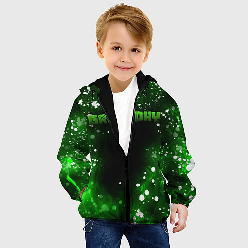 Детская куртка GreenDay / 3D-Черный – фото 4