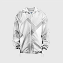 Куртка с капюшоном детская Геометрическая Абстракция, цвет: 3D-белый