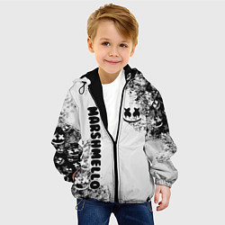 Куртка с капюшоном детская Marshmello, цвет: 3D-черный — фото 2