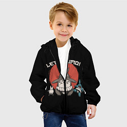 Куртка с капюшоном детская TOTORO, цвет: 3D-черный — фото 2