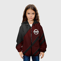 Куртка с капюшоном детская Nissan, цвет: 3D-черный — фото 2
