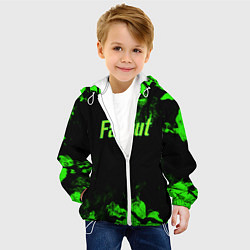 Куртка с капюшоном детская FALLOUT, цвет: 3D-белый — фото 2