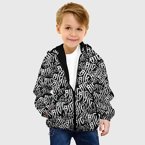 Детская куртка Little Big / 3D-Черный – фото 4