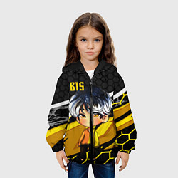Куртка с капюшоном детская BTS, цвет: 3D-черный — фото 2