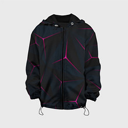 Куртка с капюшоном детская Геометрия, цвет: 3D-черный