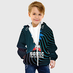 Куртка с капюшоном детская SONIC СОНИК, цвет: 3D-белый — фото 2