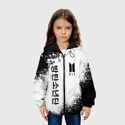 Куртка с капюшоном детская BTS, цвет: 3D-черный — фото 2