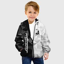 Куртка с капюшоном детская Lamborghini, цвет: 3D-черный — фото 2