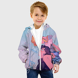 Куртка с капюшоном детская SAILOR MOON, цвет: 3D-белый — фото 2