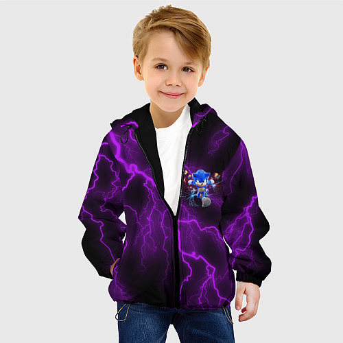 Детская куртка SONIC / 3D-Черный – фото 4
