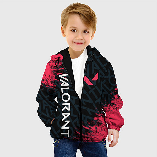 Детская куртка VALORANT / 3D-Черный – фото 4