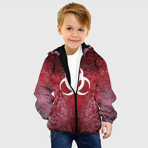 Детская куртка Covid-19 / 3D-Черный – фото 4