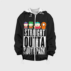 Куртка с капюшоном детская South Park, цвет: 3D-белый