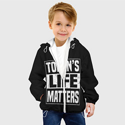 Куртка с капюшоном детская TOKENS LIFE MATTERS, цвет: 3D-белый — фото 2