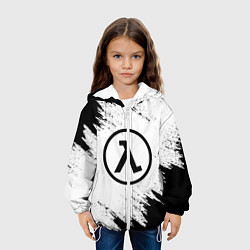 Куртка с капюшоном детская HALF-LIFE 3, цвет: 3D-белый — фото 2