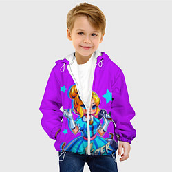 Куртка с капюшоном детская PIPER, цвет: 3D-белый — фото 2