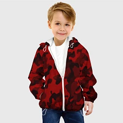 Куртка с капюшоном детская RED MILITARY, цвет: 3D-белый — фото 2