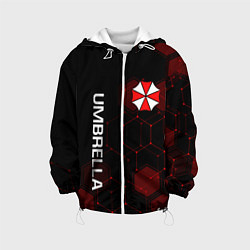 Куртка с капюшоном детская UMBRELLA CORP, цвет: 3D-белый