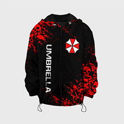 Куртка с капюшоном детская UMBRELLA CORP, цвет: 3D-черный