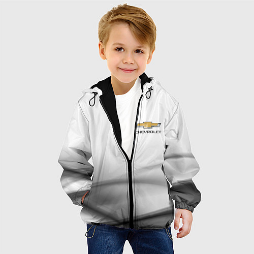 Детская куртка CHEVROLET / 3D-Черный – фото 4