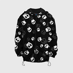 Куртка с капюшоном детская НЕОНОВЫЕ ЧЕРЕПА, цвет: 3D-черный
