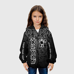 Куртка с капюшоном детская RobloxOko, цвет: 3D-черный — фото 2