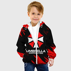 Куртка с капюшоном детская Umbrella Corporation, цвет: 3D-белый — фото 2