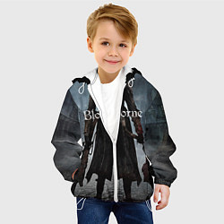 Куртка с капюшоном детская Bloodborne, цвет: 3D-белый — фото 2