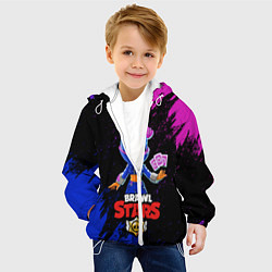 Куртка с капюшоном детская BRAWL STARS TARA, цвет: 3D-белый — фото 2