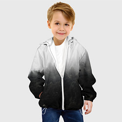 Куртка с капюшоном детская Лес, цвет: 3D-белый — фото 2