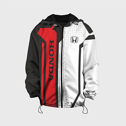 Куртка с капюшоном детская Honda Driver team, цвет: 3D-черный