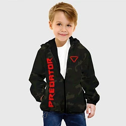 Куртка с капюшоном детская Predator Military, цвет: 3D-черный — фото 2