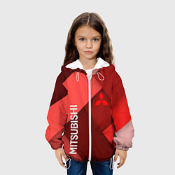 Куртка с капюшоном детская MITSUBISHI, цвет: 3D-белый — фото 2