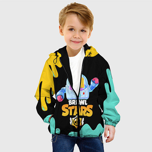 Детская куртка BRAWL STARS SPROUT / 3D-Черный – фото 4