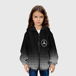 Куртка с капюшоном детская Mercedes-Benz, цвет: 3D-черный — фото 2