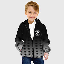 Куртка с капюшоном детская BMW, цвет: 3D-черный — фото 2