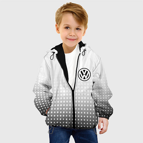 Детская куртка Volkswagen / 3D-Черный – фото 4