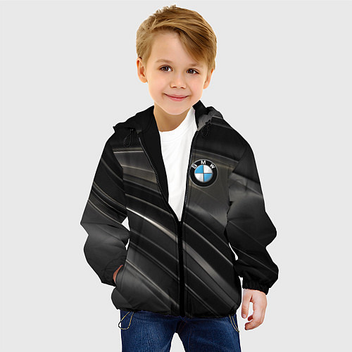Детская куртка BMW / 3D-Черный – фото 4