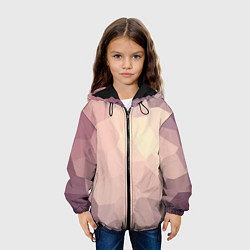 Куртка с капюшоном детская Пикси кристаллы, цвет: 3D-черный — фото 2