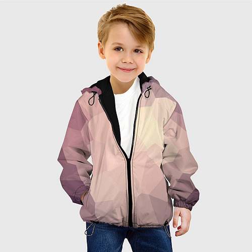 Детская куртка Пикси кристаллы / 3D-Черный – фото 4