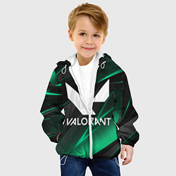 Куртка с капюшоном детская VALORANT, цвет: 3D-белый — фото 2