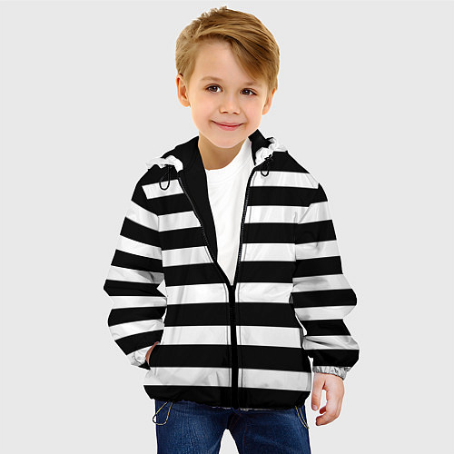 Детская куртка Моряк / 3D-Черный – фото 4