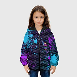 Куртка с капюшоном детская Brawl Stars BIBI, цвет: 3D-черный — фото 2