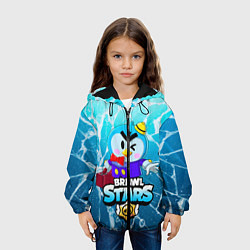 Куртка с капюшоном детская Brawl stars MR P, цвет: 3D-черный — фото 2