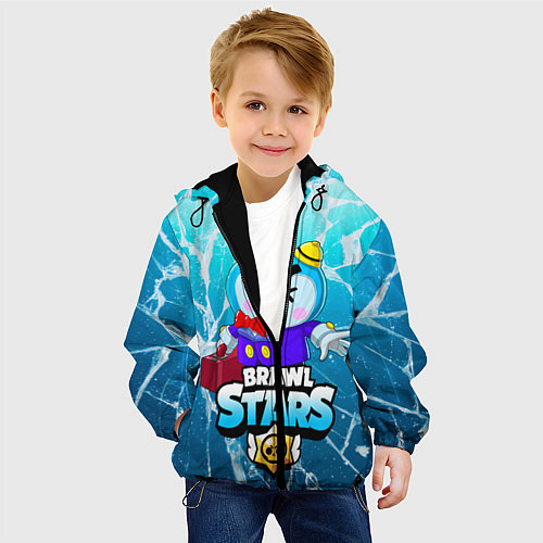 Детская куртка Brawl stars MR P / 3D-Черный – фото 4