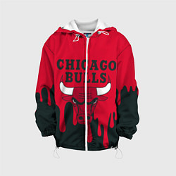 Куртка с капюшоном детская Chicago Bulls, цвет: 3D-белый