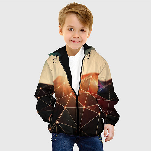 Детская куртка ABSTRACT DIGITAL / 3D-Черный – фото 4
