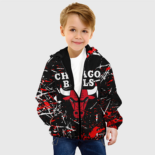 Детская куртка CHICAGO BULLS / 3D-Черный – фото 4