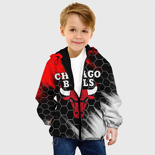 Детская куртка CHICAGO BULLS / 3D-Черный – фото 4