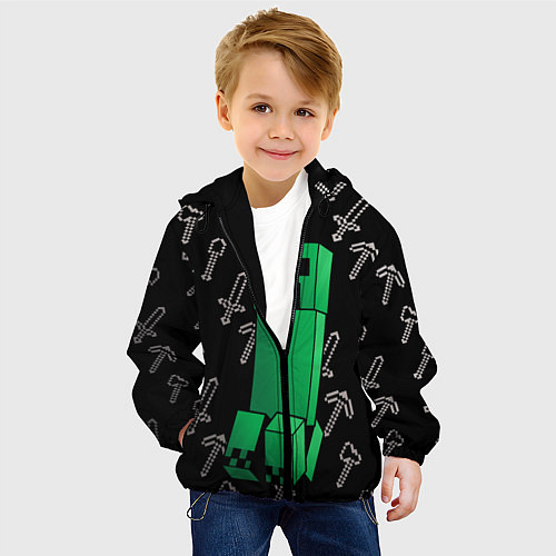 Детская куртка MINERCRAFT / 3D-Черный – фото 4